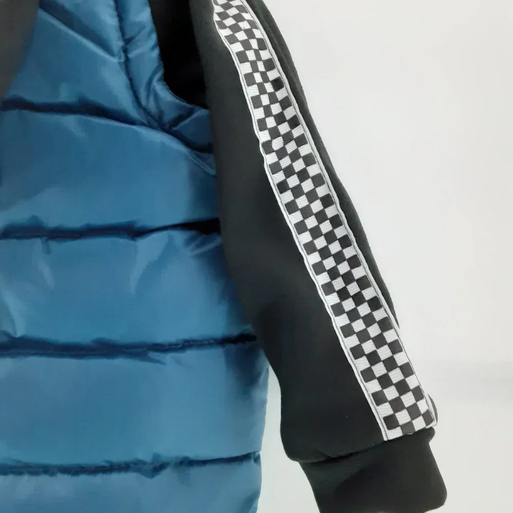 New iXtreme Boys Puffy Vest Hooded Jacket Size 2T‎ Blue & Black Toddler Comfy